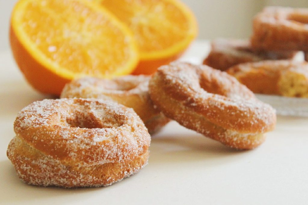 receta de rosquillas de naranja